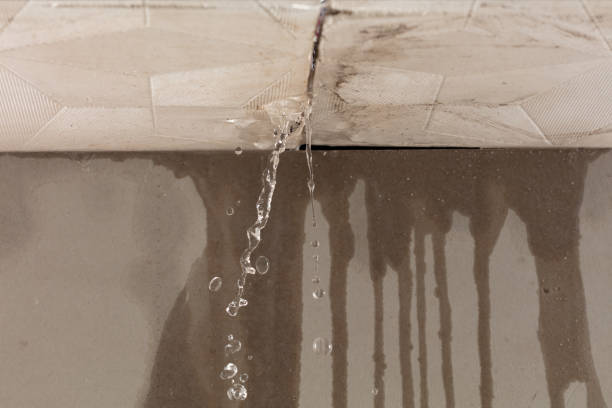 Professional Water Extraction technician working in Poplar, WI